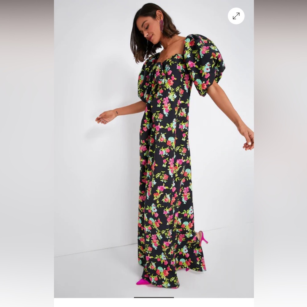 Caroline Constas Reyna Floral Off-Shoulder Maxi Dress - Picture 3 of 8
